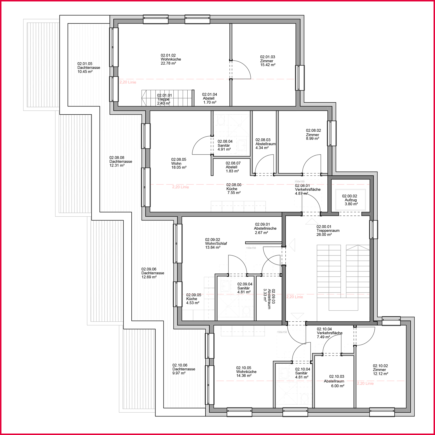 Neubau eines Mehrfamilienhauses